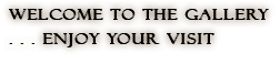 Welcome to the Gallery . . . enjoy your visit